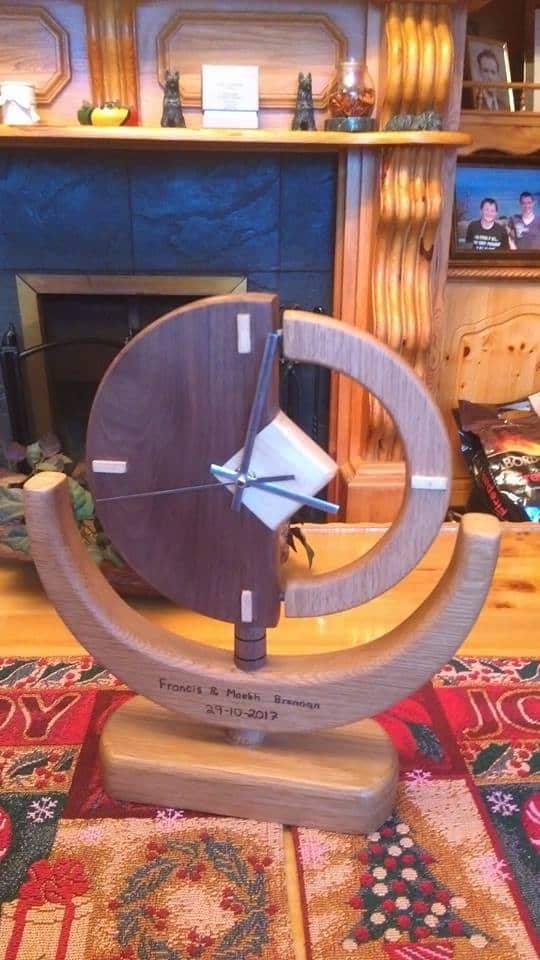 Semi-Exploded Designed Clock