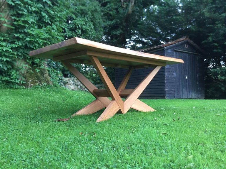 Live Edge Oak Dining Table