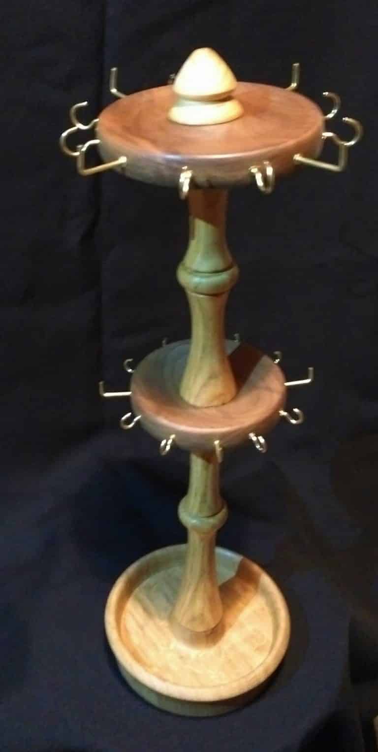 Double Tiered Jewelry Holder