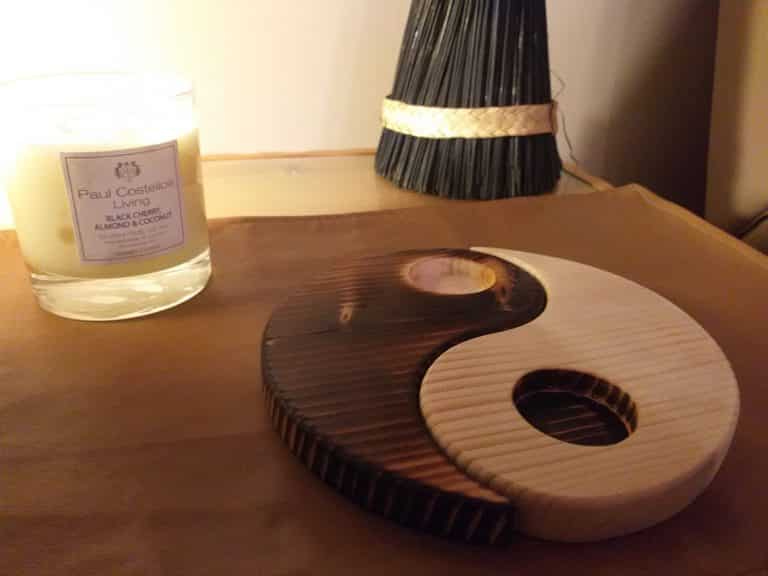 Yin And Yang Tea Light Holder